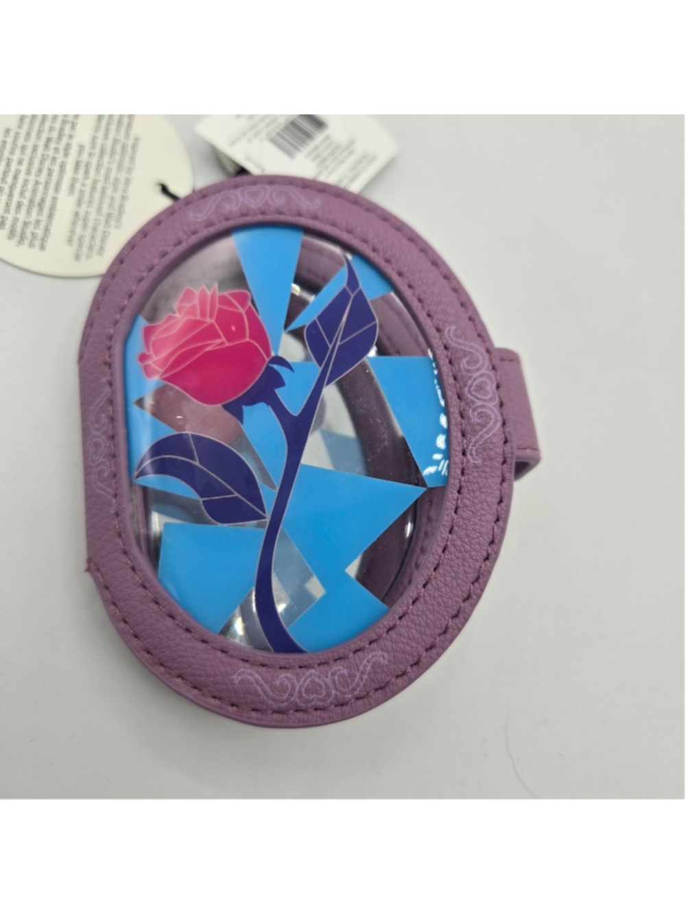 Vera Bradley Disney Belle Bag Charm Mirror Keychain Literary Belle NWT